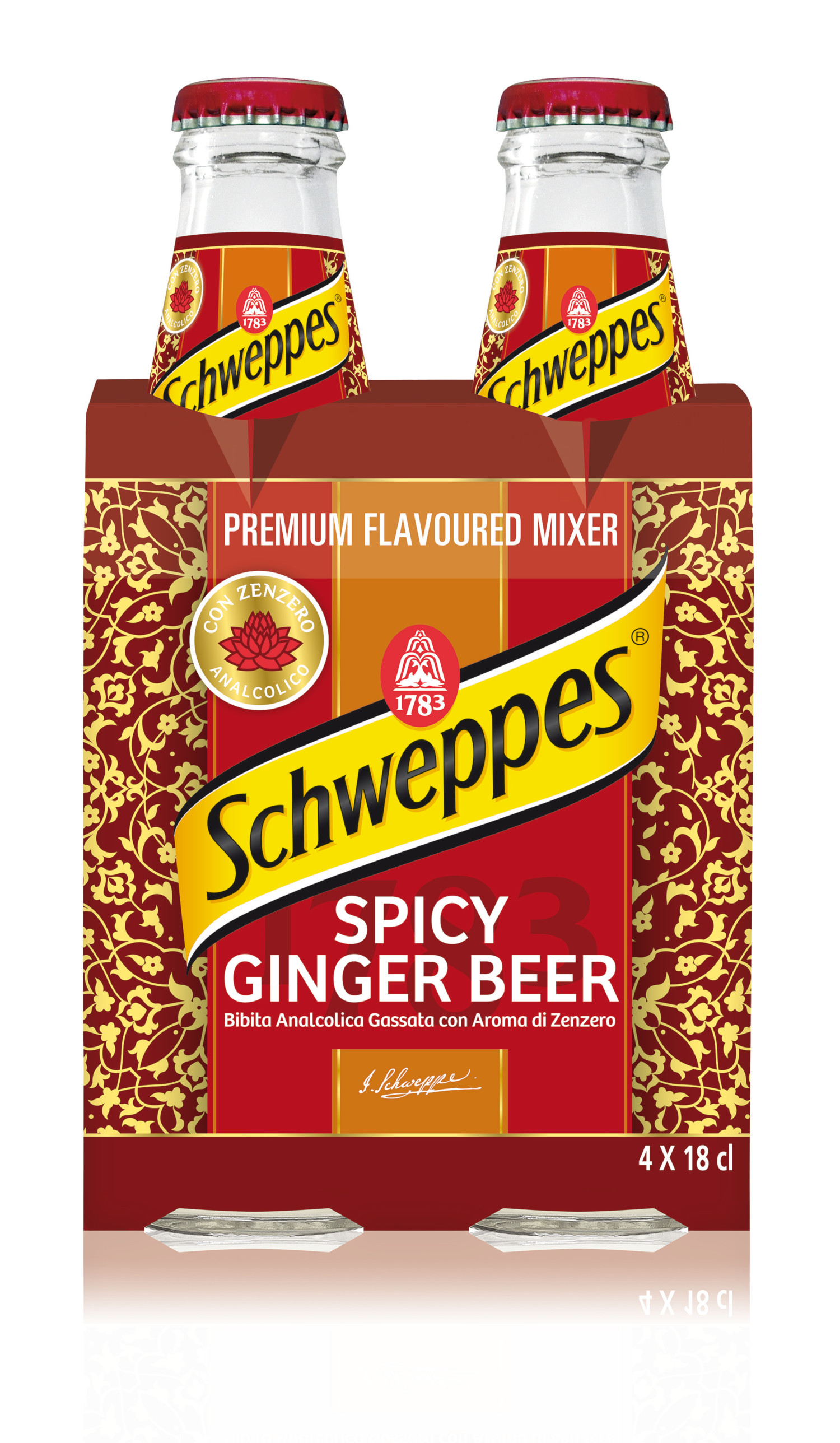 Risultati immagini per Spicy Ginger Beer Schweppes