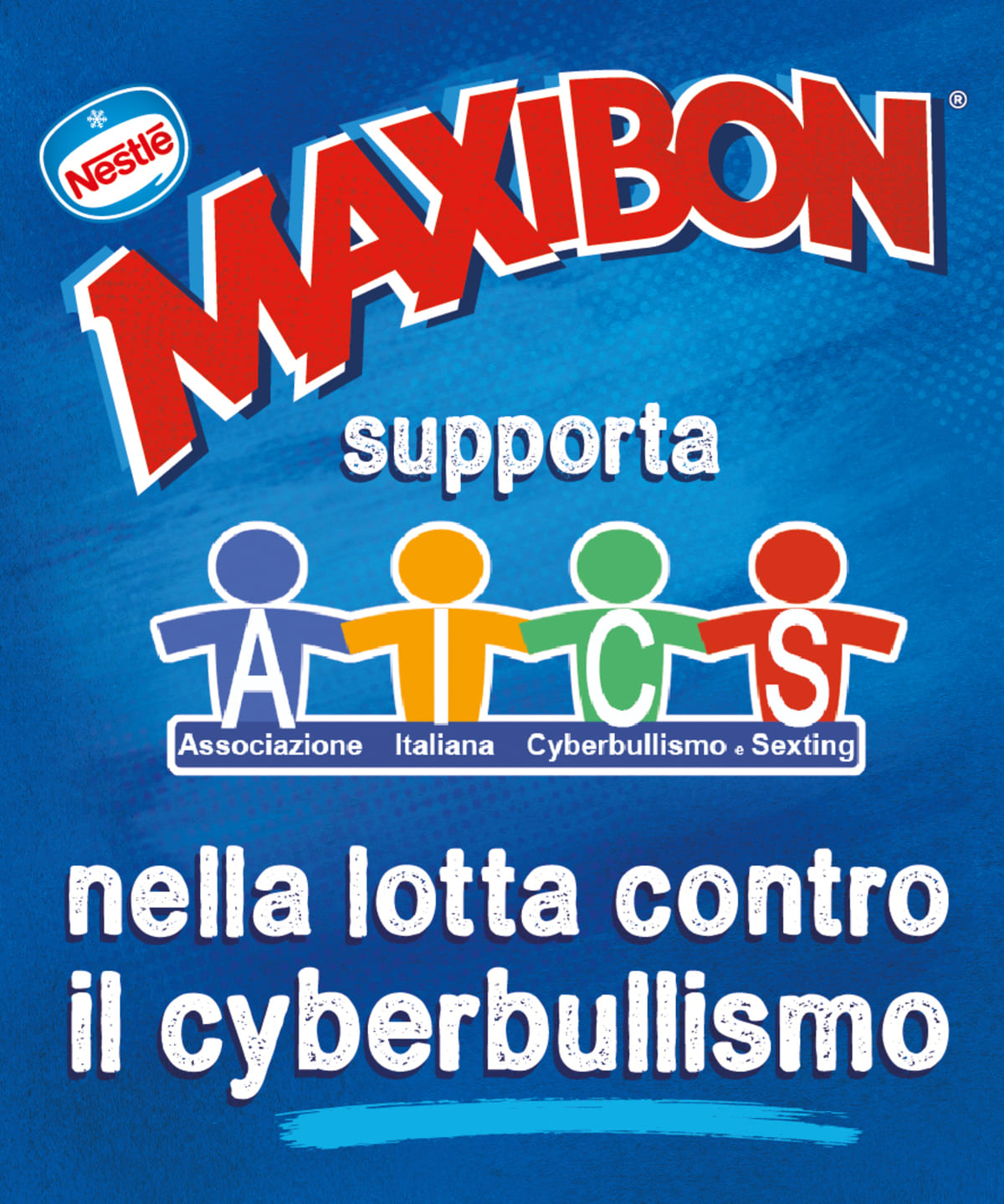 C'è più gusto a essere unici": Aics e Maxibon insieme per la  sensibilizzazione contro il cyberbullismo - Foodaffairs