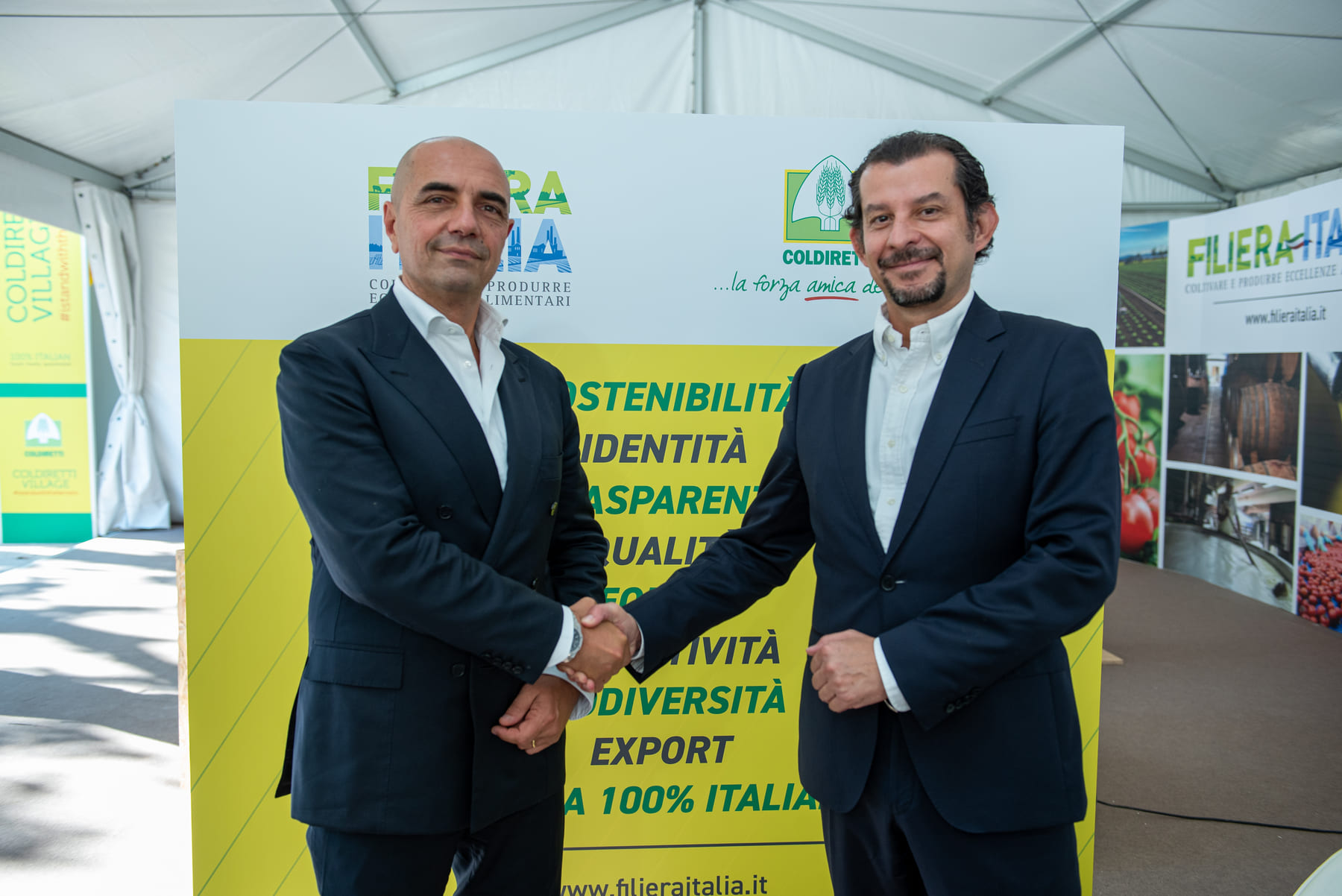 da sinistra a destra_Luigi Scordamaglia, Consigliere Delegato di Filiera Italia e Dario Baroni, Amministratore Delegato di McDonald's Italia