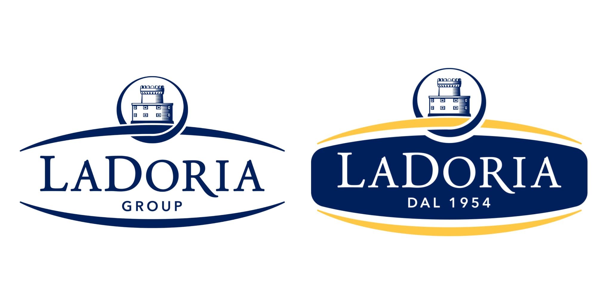 La Doria logo corporate e consumer
