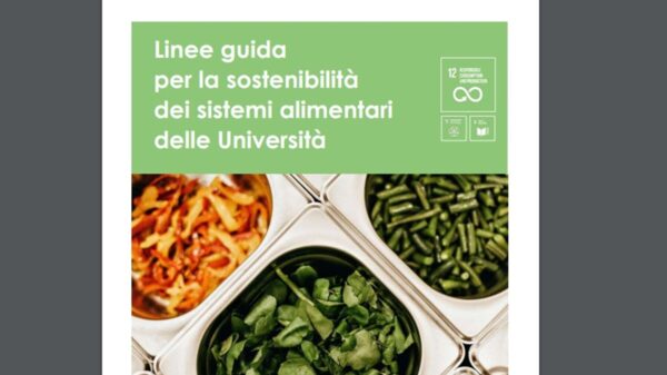 Le prime linee guida per la promozione di diete sane e sostenibili nelle mense universitarie