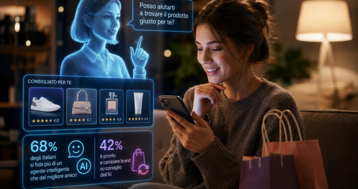 Metà degli italiani per le decisioni di acquisto chiede consiglio all’intelligenza artificiale, ma per scegliere si affida alle recensioni